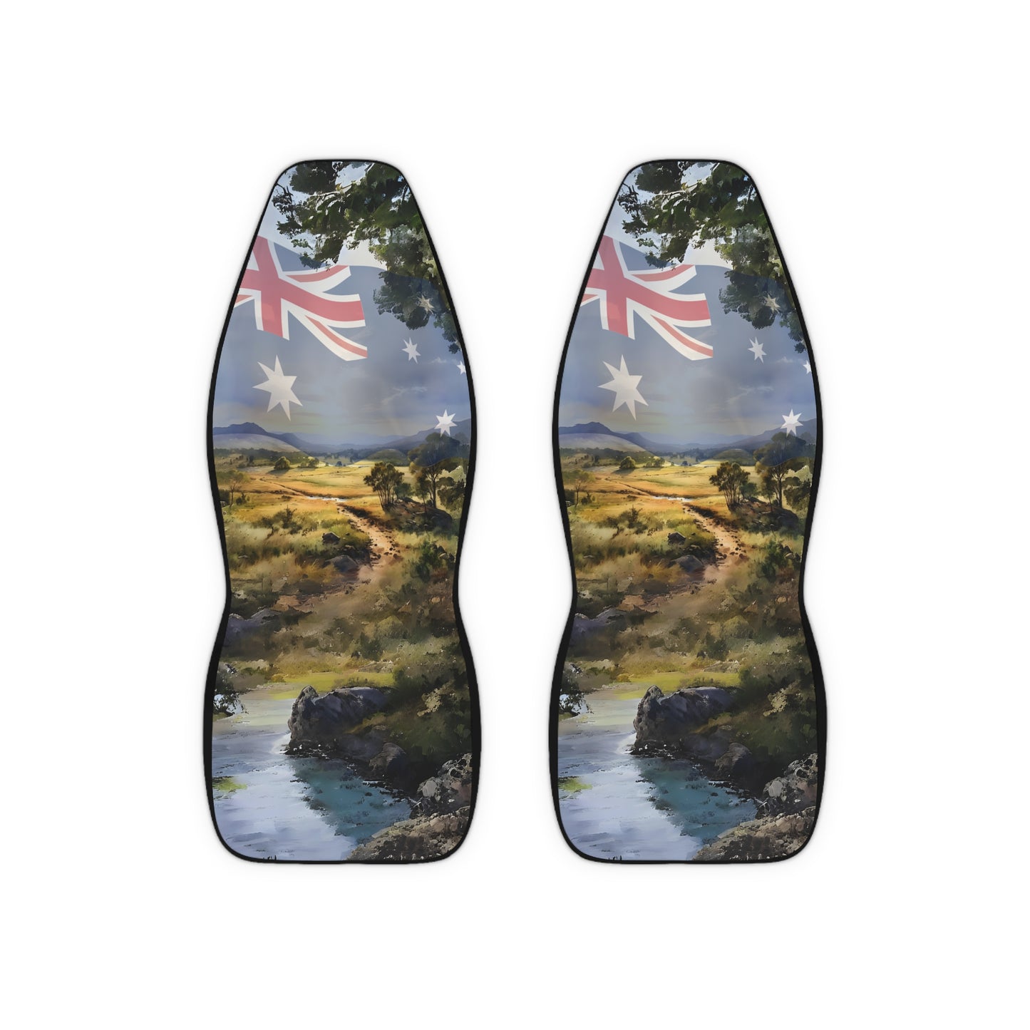 Australian Flag Rural Car Seat Covers