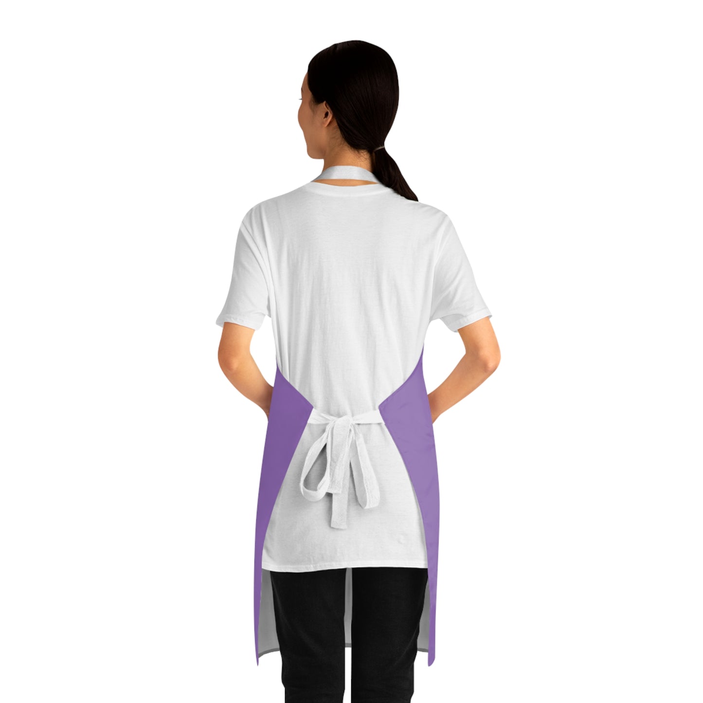 purple apron with logo Don't be a Salty Heifer