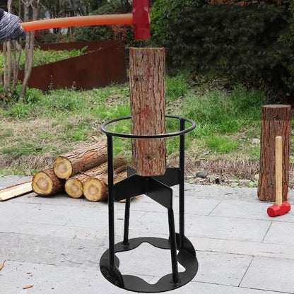 Durable Manual Firewood Splitter Heavy Duty Manganese Steel Log Holder_9