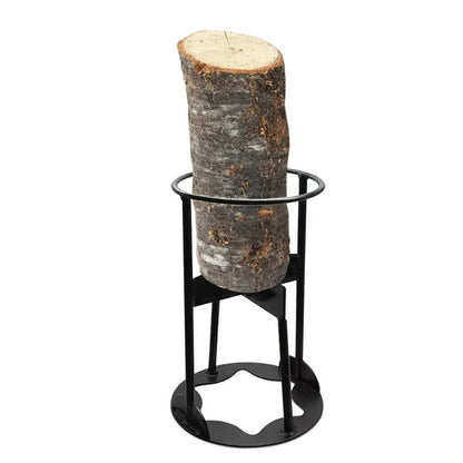 Durable Manual Firewood Splitter Heavy Duty Manganese Steel Log Holder_2