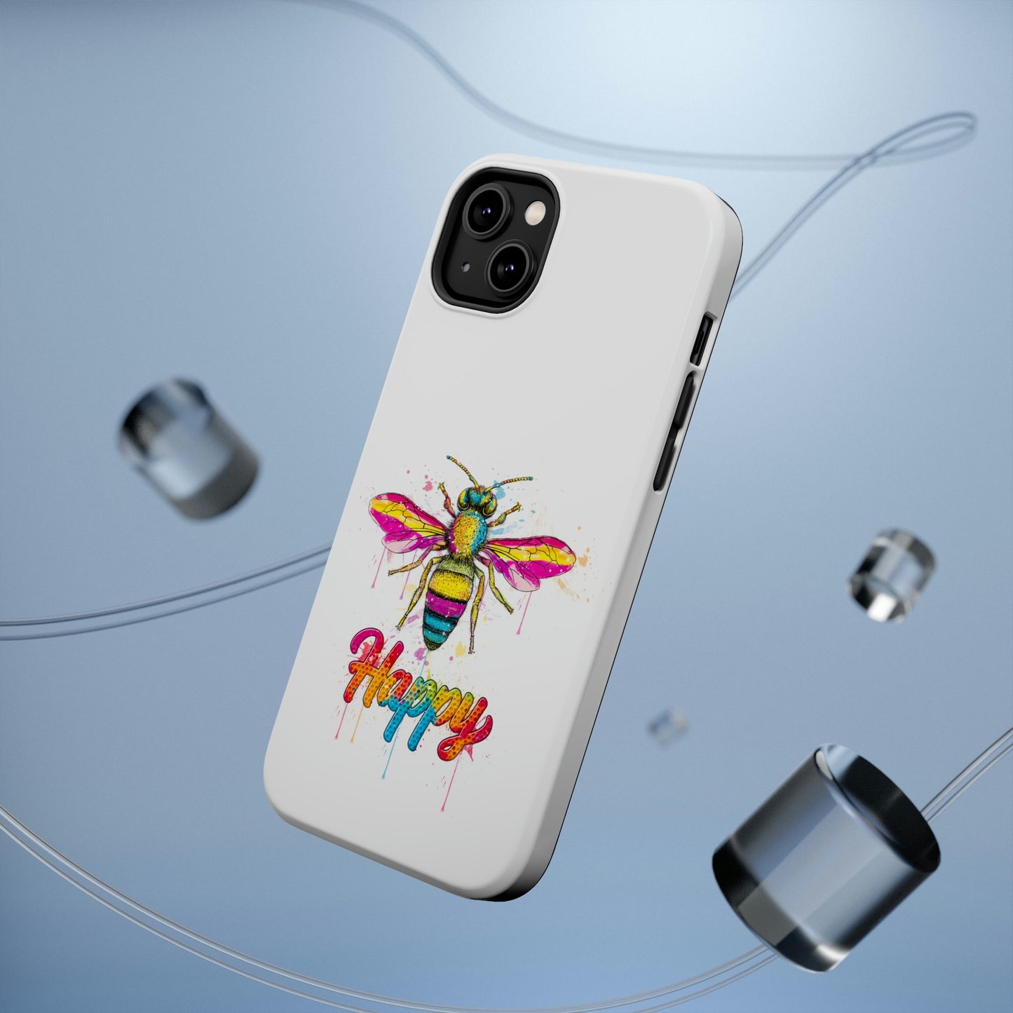 Bee Happy Phone Case with Magsafe