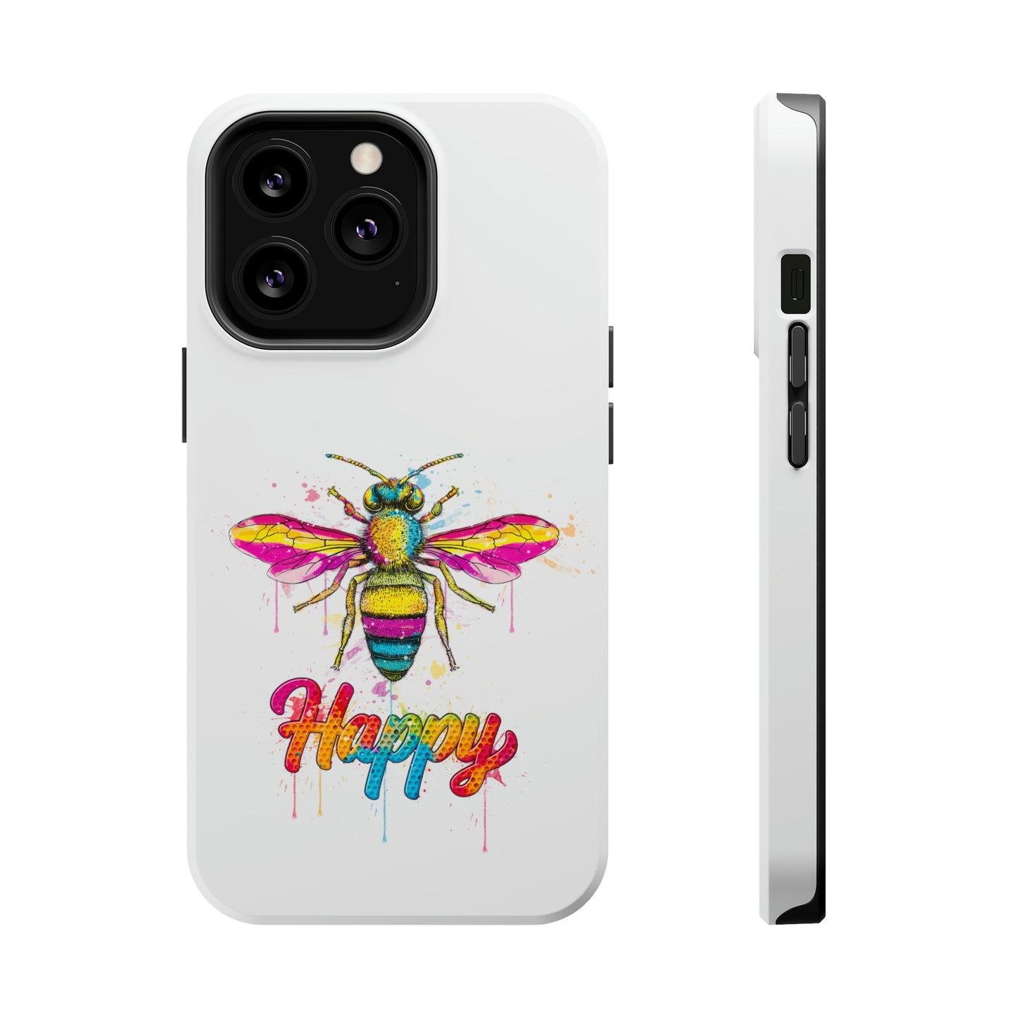 Bee Happy Phone Case with Magsafe