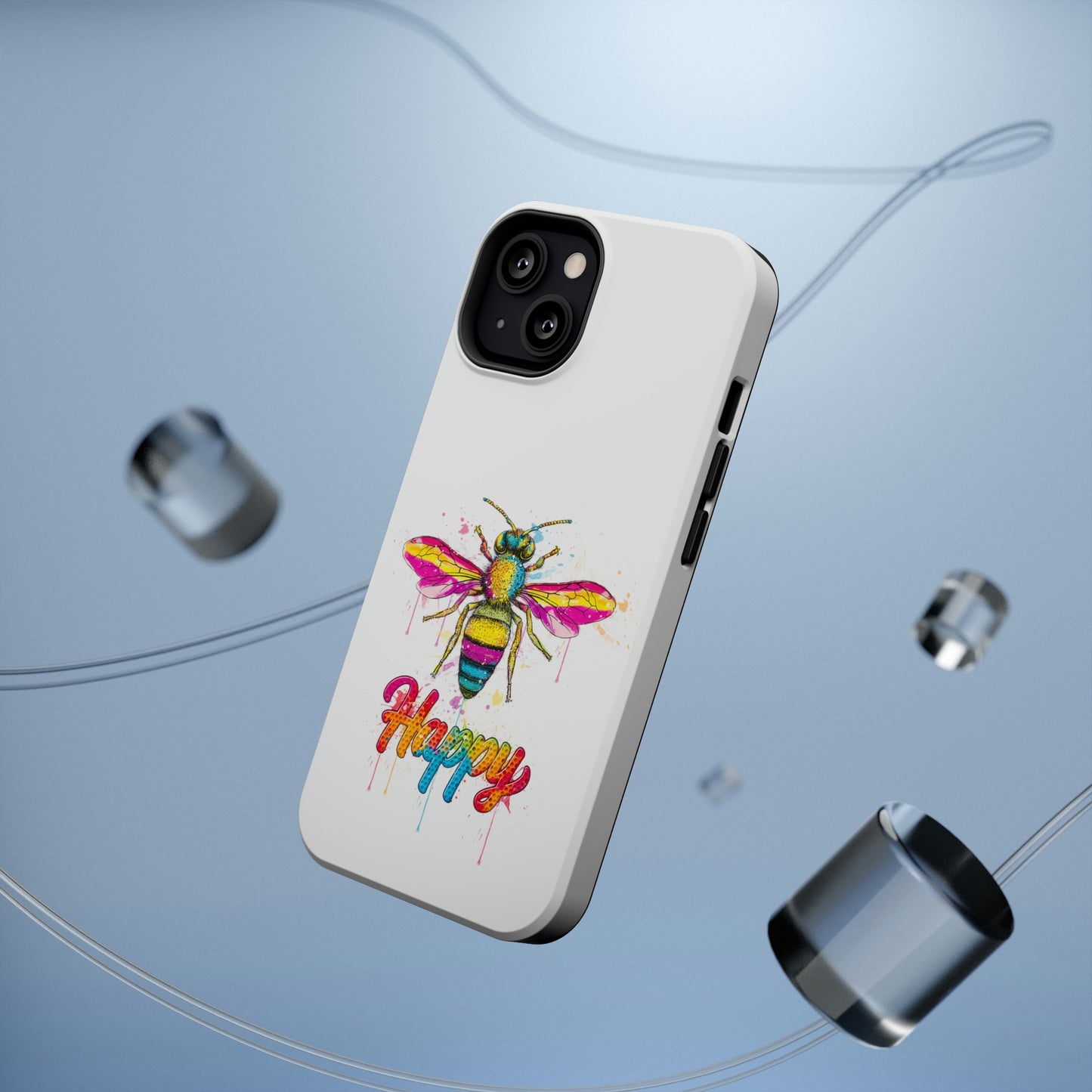 Bee Happy Phone Case with Magsafe