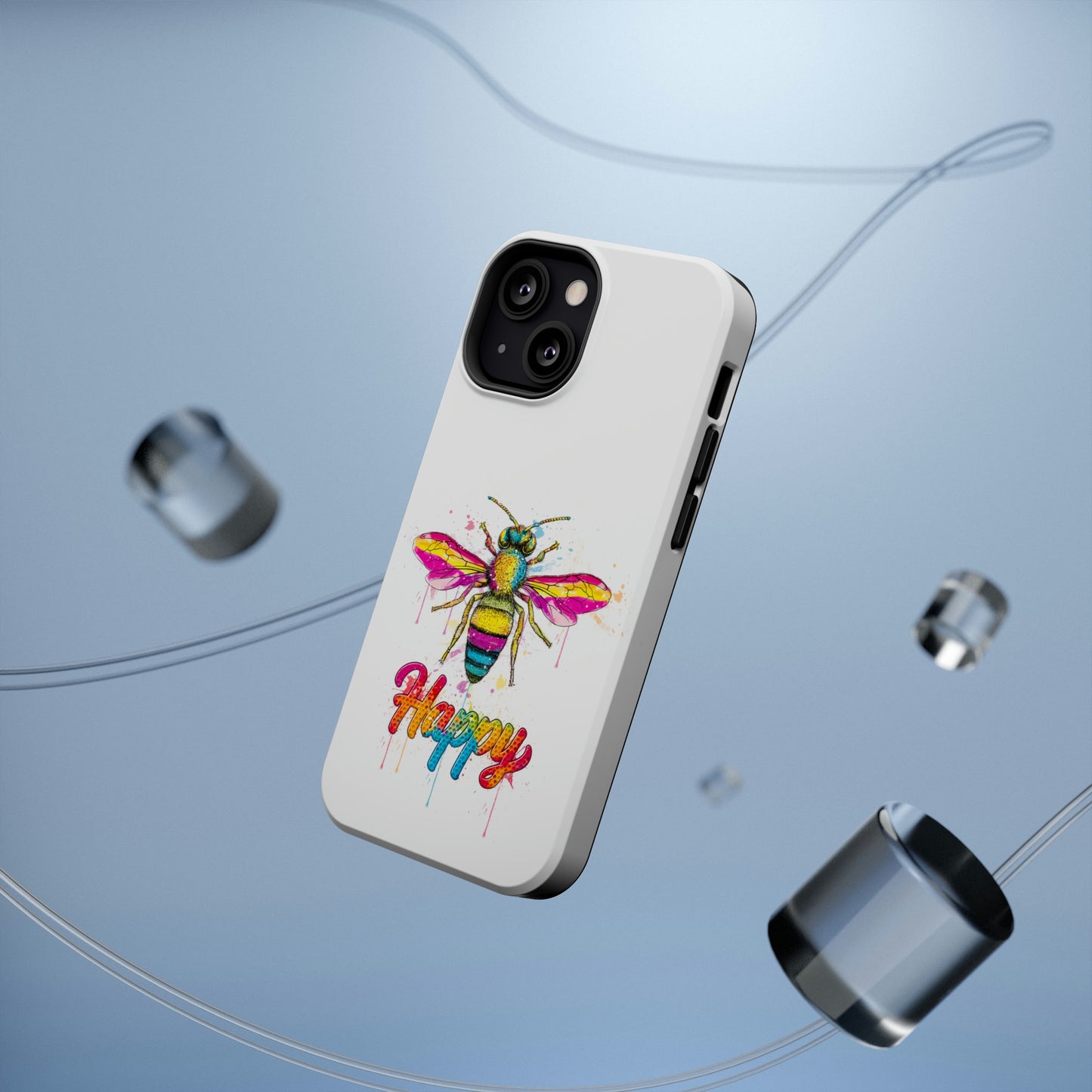 Bee Happy Phone Case with Magsafe