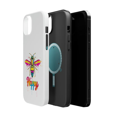 Bee Happy Phone Case with Magsafe