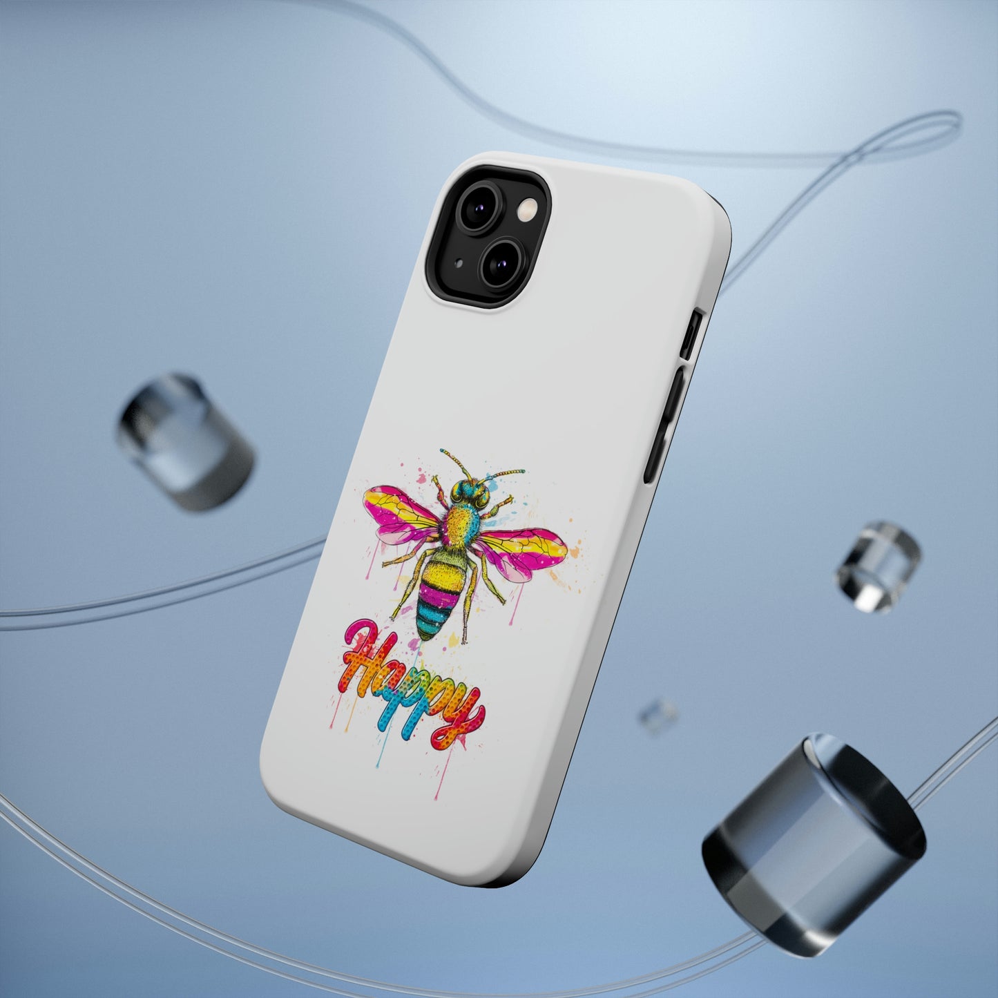 Bee Happy Phone Case with Magsafe