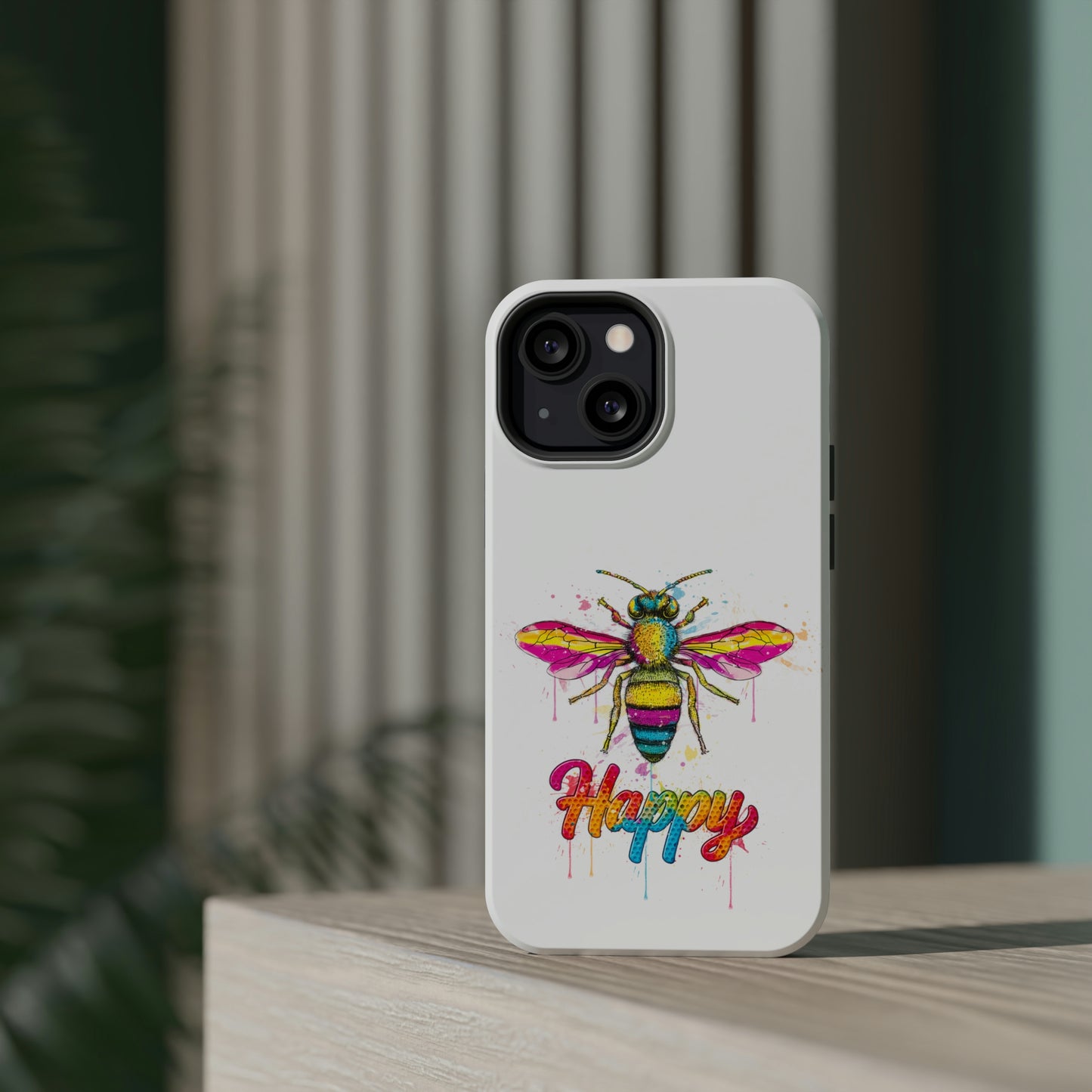 Bee Happy Phone Case with Magsafe