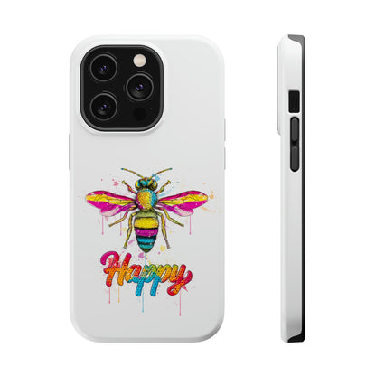 Bee Happy Phone Case with Magsafe