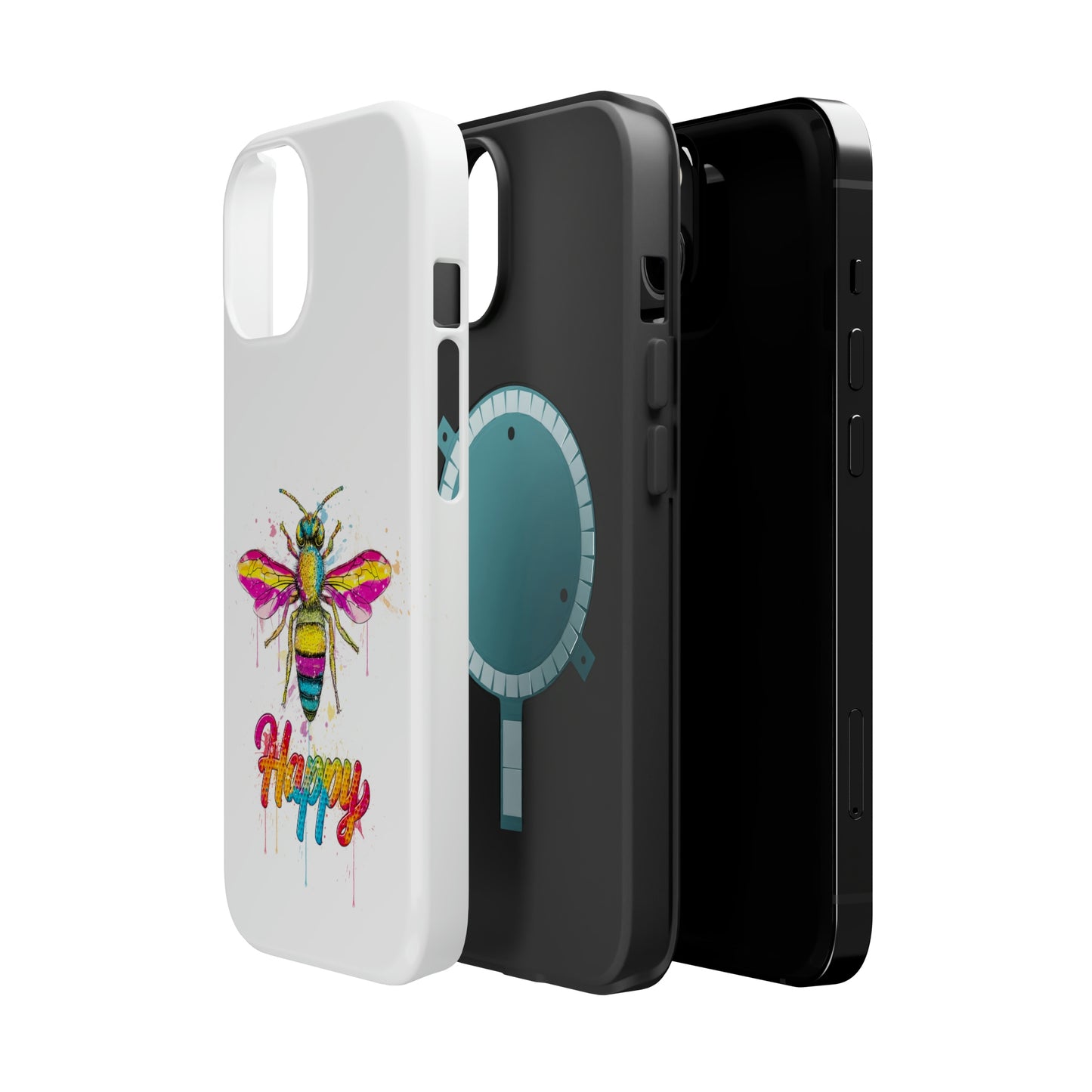 Bee Happy Phone Case with Magsafe