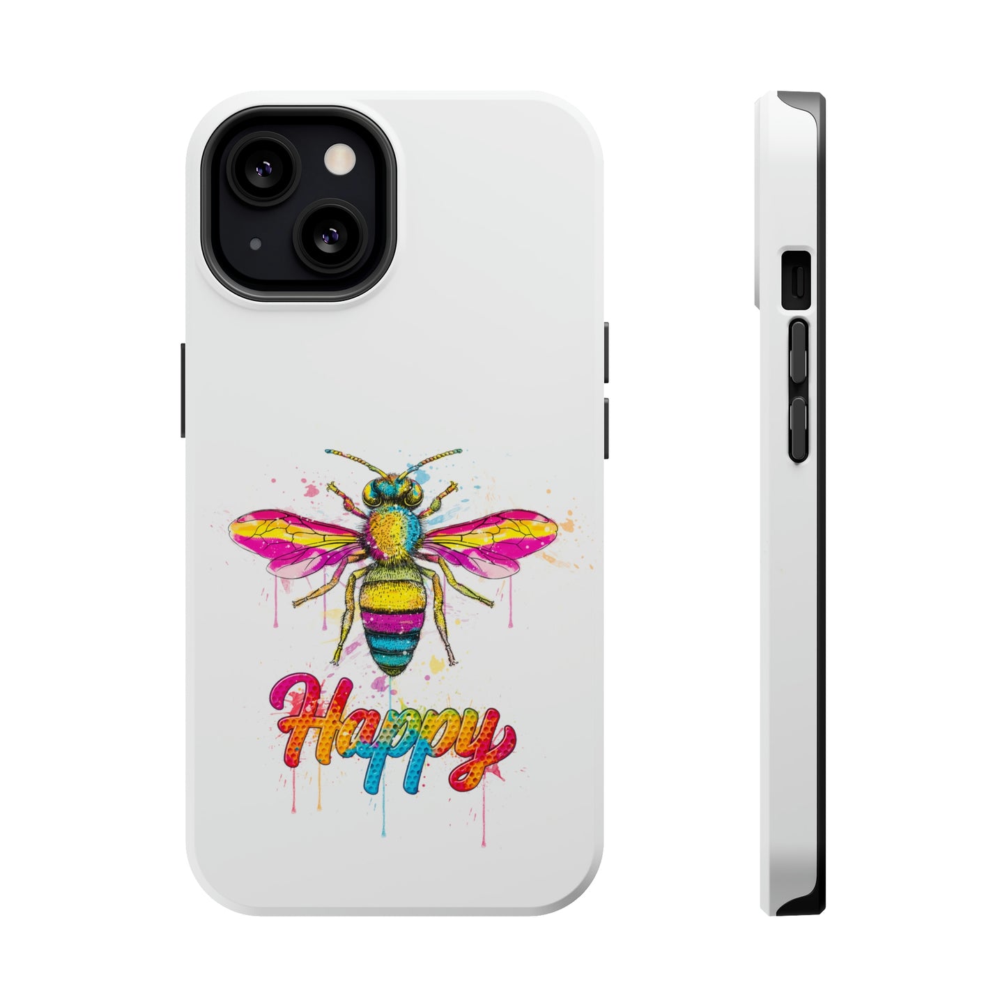 Bee Happy Phone Case with Magsafe