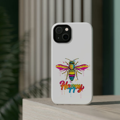 Bee Happy Phone Case with Magsafe