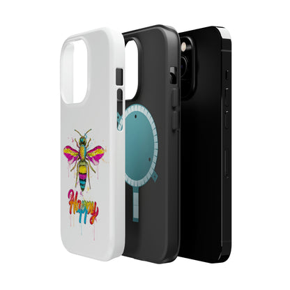 Bee Happy Phone Case with Magsafe