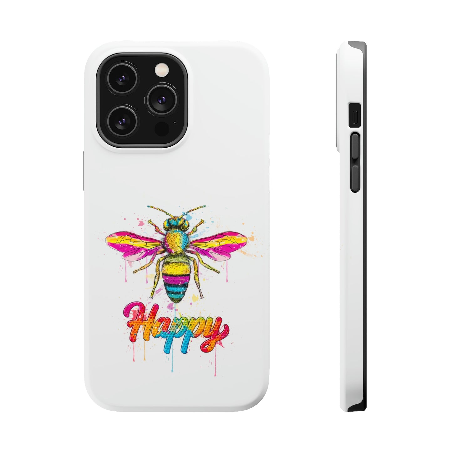 Bee Happy Phone Case with Magsafe