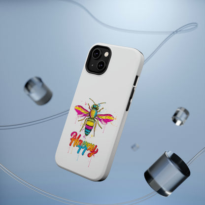 Bee Happy Phone Case with Magsafe