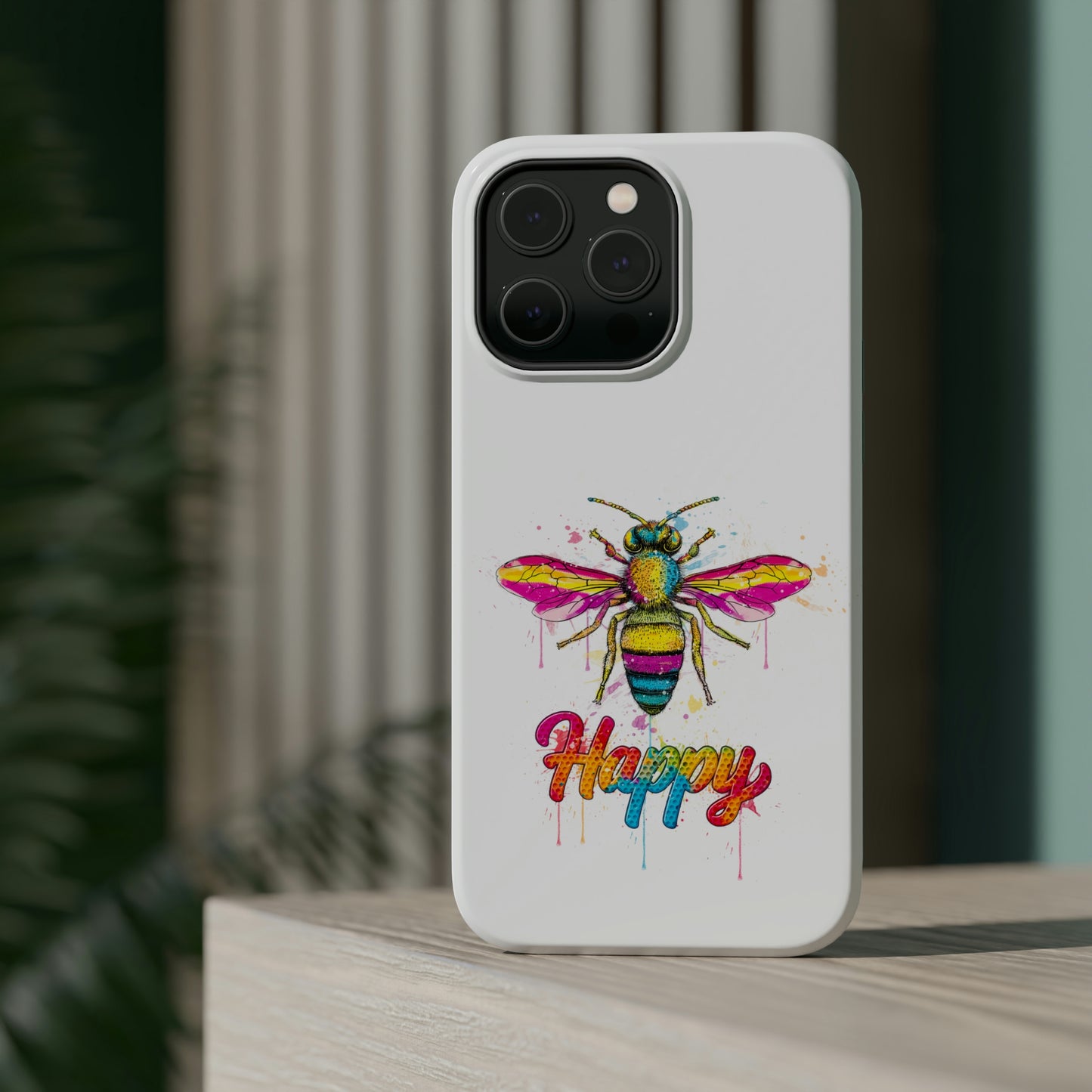 Bee Happy Phone Case with Magsafe