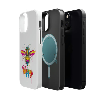 Bee Happy Phone Case with Magsafe