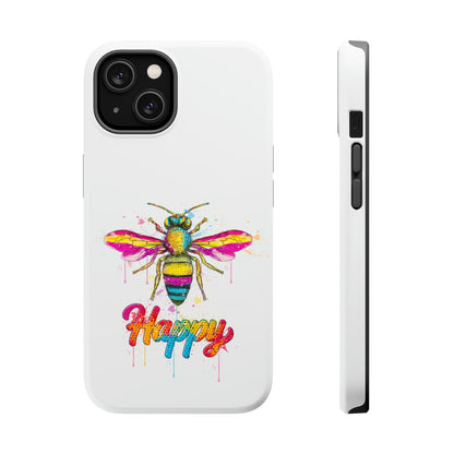 Bee Happy Phone Case with Magsafe