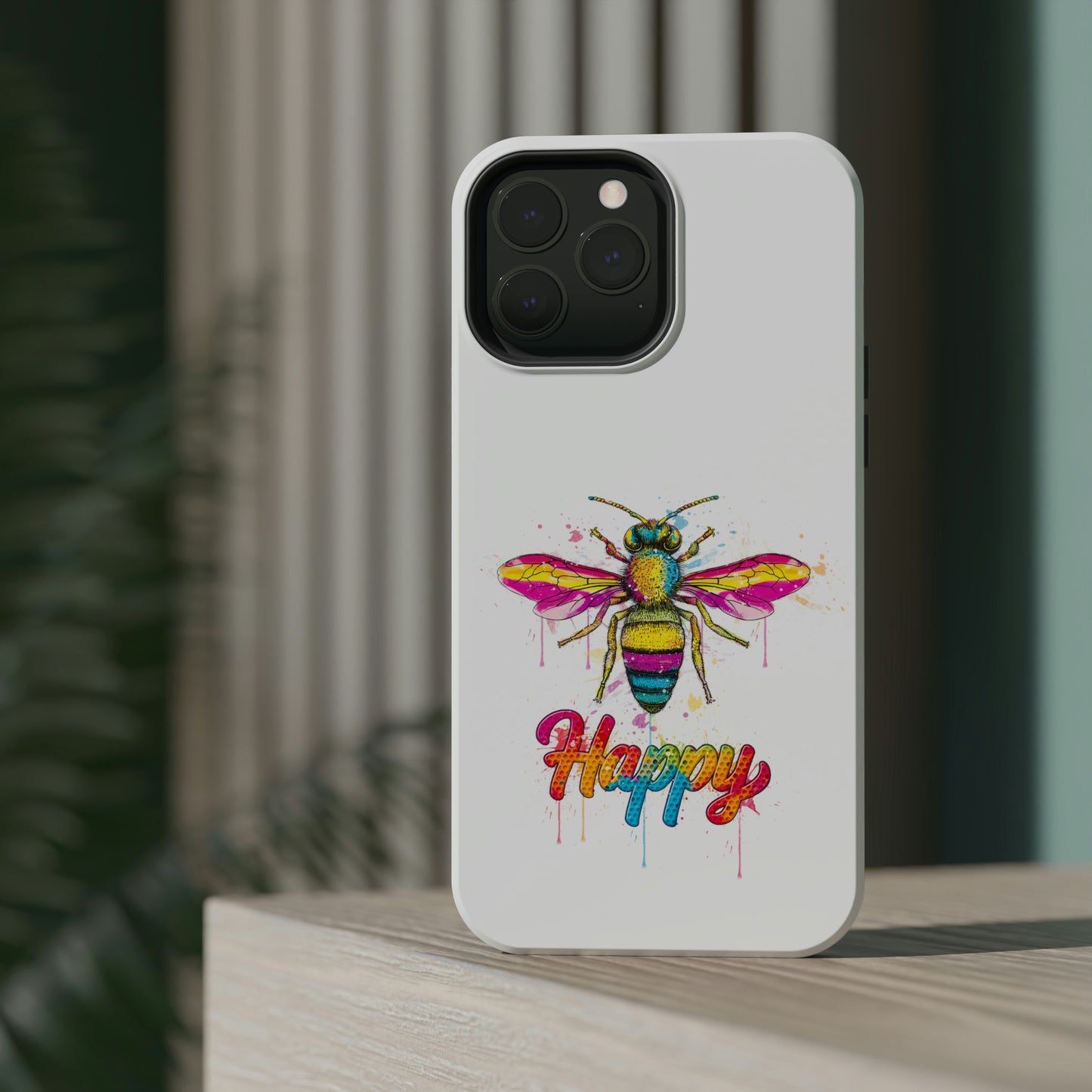 Bee Happy Phone Case with Magsafe