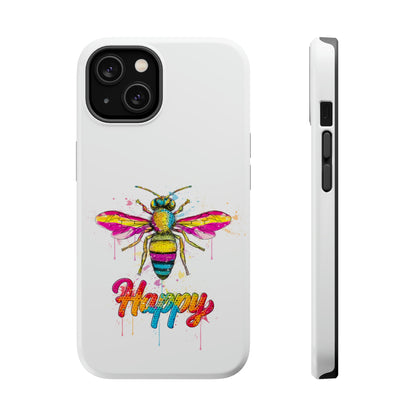 Bee Happy Phone Case with Magsafe