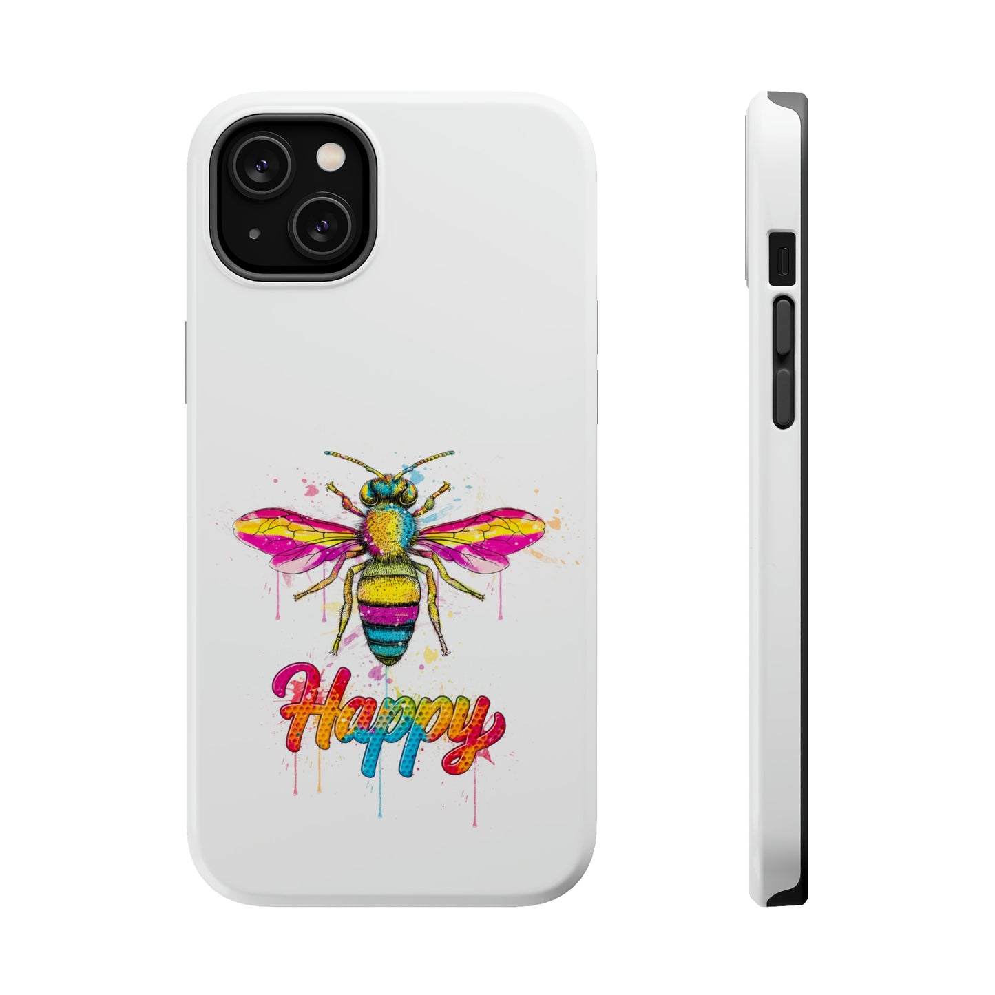 Bee Happy Phone Case with Magsafe