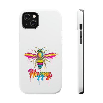 Bee Happy Phone Case with Magsafe