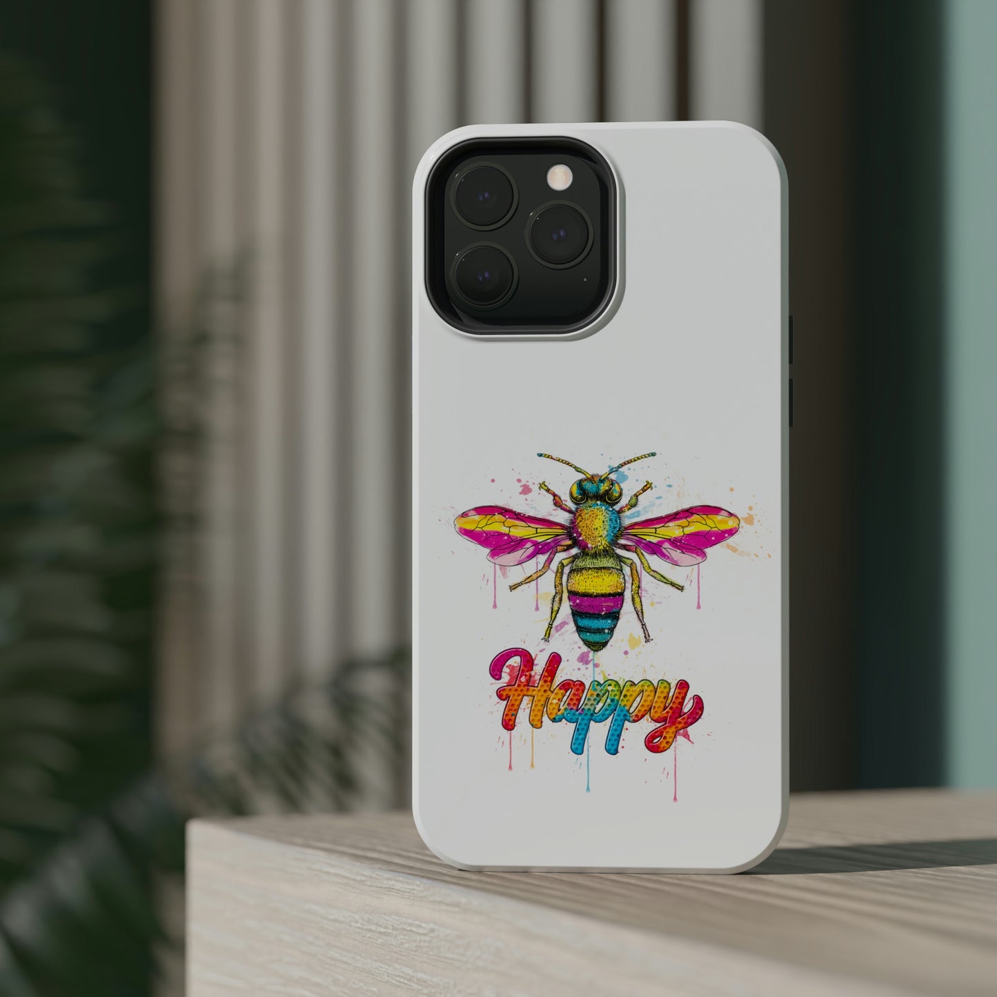 Bee Happy Phone Case with Magsafe